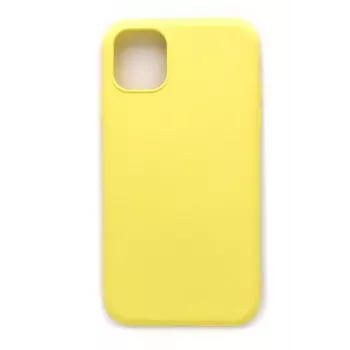 Evelatus Apple iPhone 11 Pro Max Nano Silikon Hülle Soft Touch TPU Gelb