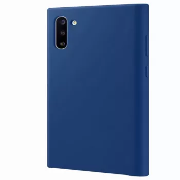 Evelatus Samsung Galaxy Note 10 Premium Soft Touch Silikonhülle Mitternachtsblau