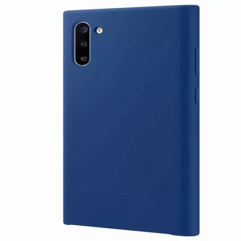 Evelatus Samsung Galaxy Note 10 Premium Soft Touch Silikonhülle Mitternachtsblau