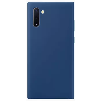 Evelatus Samsung Galaxy Note 10 Premium Soft Touch Silikonhülle Mitternachtsblau