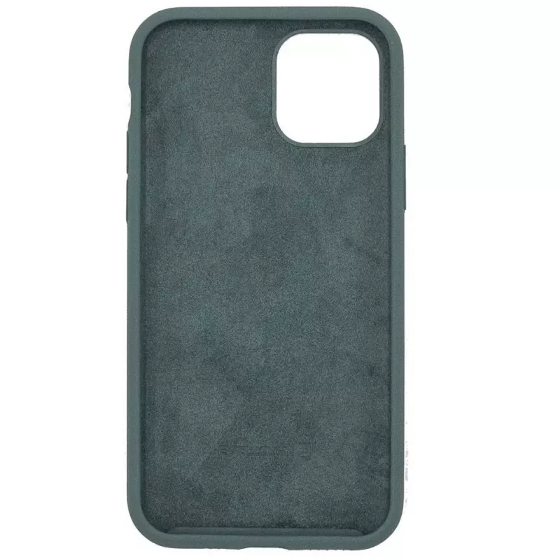 Evelatus Apple iPhone 11 Pro Max Premium Soft Touch Silikonhülle Tannengrün