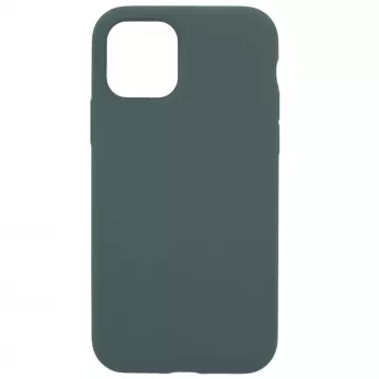 Evelatus Apple iPhone 11 Pro Max Premium Soft Touch Silikonhülle Tannengrün