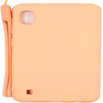 Evelatus Samsung Galaxy A10 Soft Touch Silicone Case with Strap Pink