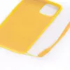 Evelatus Apple iPhone 11 Pro Soft Touch Silikonhülle mit Trageband Gelb