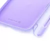 Evelatus Apple iPhone XR Soft Touch Silikonhülle mit Band Lila