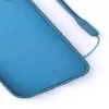 Evelatus Apple iPhone XR Soft Touch Silicone Case with Strap Blau