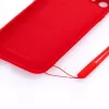 Evelatus Apple iPhone 7/8/SE2020/SE2022 Soft Touch Silikonhülle mit Band Rot