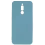 Evelatus Xiaomi Redmi 8 Soft Touch Silikonhülle mit Trageband Blau