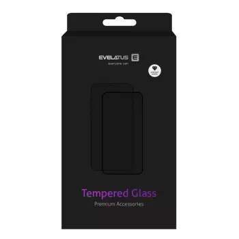 Evelatus Tempered Glass Screen Protector für Xiaomi Redmi 8, 0,33 mm, klar, flach, Japan Glue, antistatisch