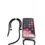 Evelatus Apple iPhone 11 Pro Max Hülle mit Band Schwarz Transparent