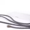 Evelatus Apple iPhone Xs MAX Hülle mit Band Schwarz Streifen Transparent