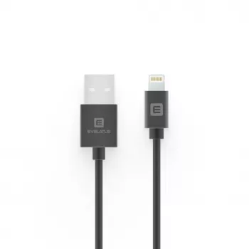 Evelatus Lightning-Kabel 2M MFI07 Schwarz