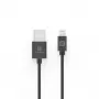 Evelatus Lightning-Kabel 2M MFI07 Schwarz