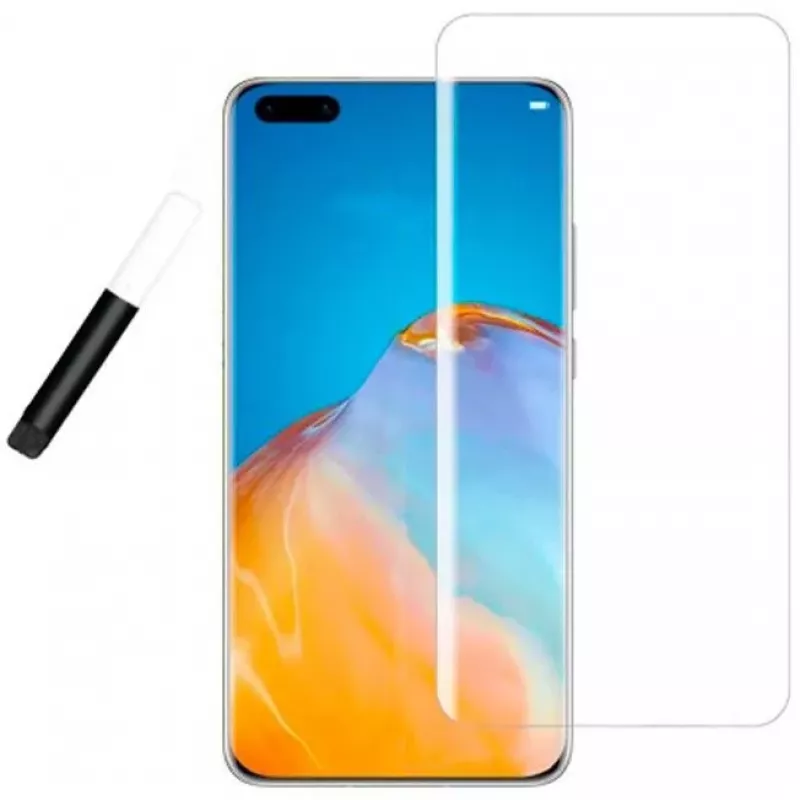 Evelatus Huawei P40 Pro Clear Glass UV + Glue