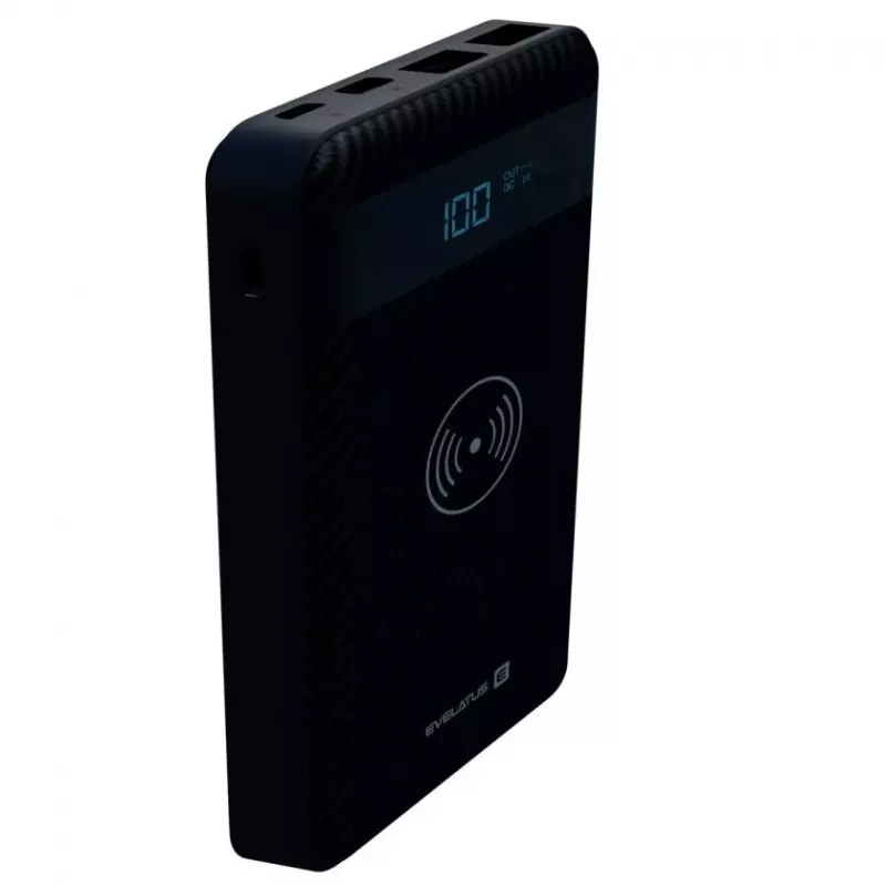 Evelatus Power Bank Wireless EPB05 10000 mAh Schwarz