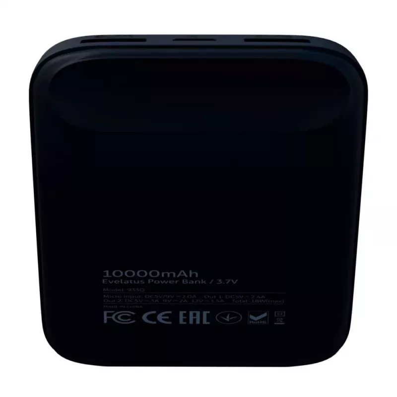 Evelatus Power Bank EPB07 10000 mAh Schwarz