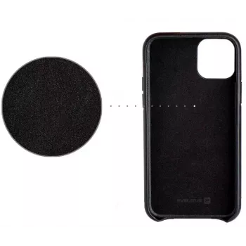 Evelatus Apple iPhone 11 Pro Lederhülle Schwarz