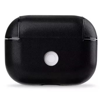 Evelatus Apple AirPods Pro Leder-Schutzhülle Schwarz