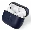 Evelatus Apple AirPods Pro Leder-Schutzhülle Dunkelblau