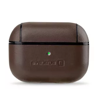 Evelatus Apple AirPods Pro Leder-Schutzhülle Braun