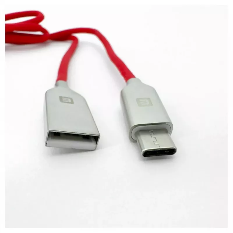 Evelatus Datenkabel für Type-C-Geräte TPC06 1m Rot