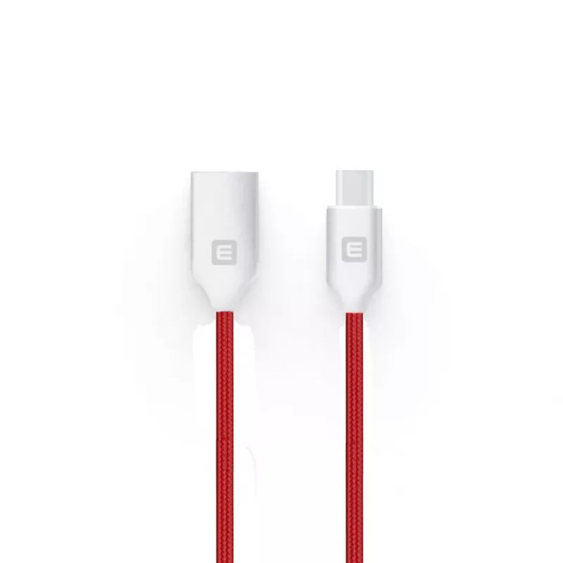 Evelatus Datenkabel für Type-C-Geräte TPC06 1m Rot