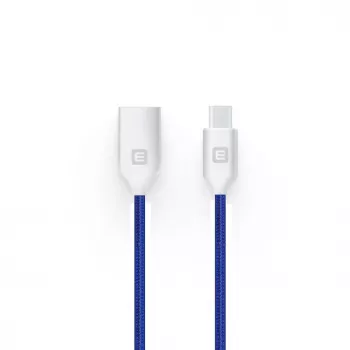 Evelatus Datenkabel für USB-C-Geräte TPC06 1m Blau
