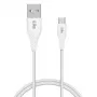 iLike Ladekabel für MicroUSB ICM01 Weiß