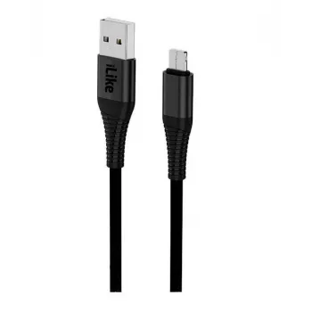 iLike Ladekabel für MicroUSB ICM01 Schwarz