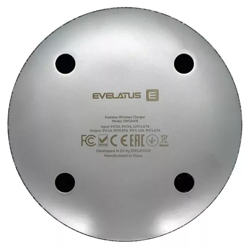Evelatus Wireless Desk Charger EWC04 Fabric - 10W Qi-Ladepad