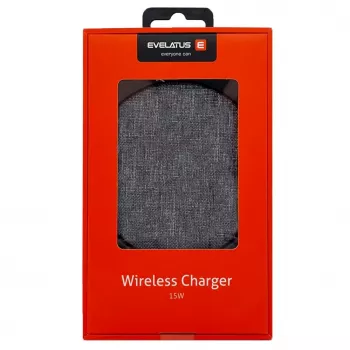 Evelatus Wireless Desk Charger EWC04 Fabric - 10W Qi-Ladepad