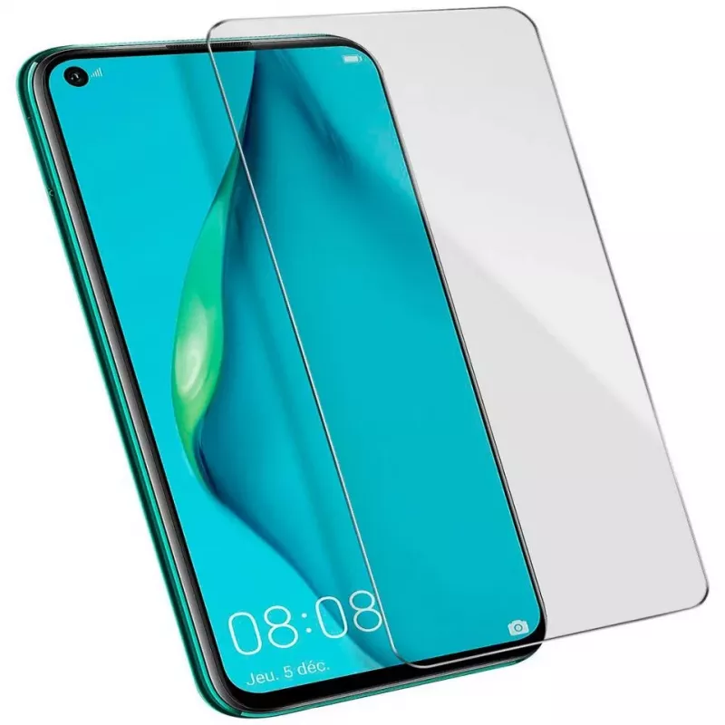 Evelatus Displayschutzfolie für Huawei P40 lite, 0,33mm flaches gehärtetes Glas, klar, Japan-Kleber, antistatisch