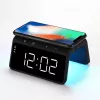 Evelatus Wireless Charging Clock WCC01BK Schwarz