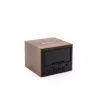 Evelatus Multifunktionsuhr EMC02 Holz - Digitale LED Wecker mit Temperaturanzeige, braune Holzmaserung