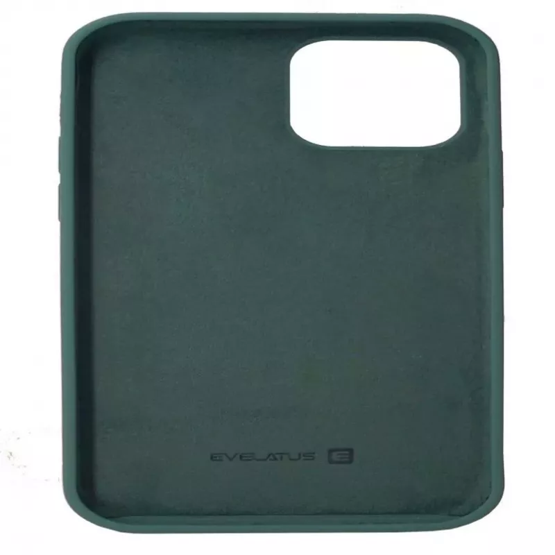 Evelatus Apple iPhone 12/12 Pro Premium Soft Touch Silicone Case Pine Green