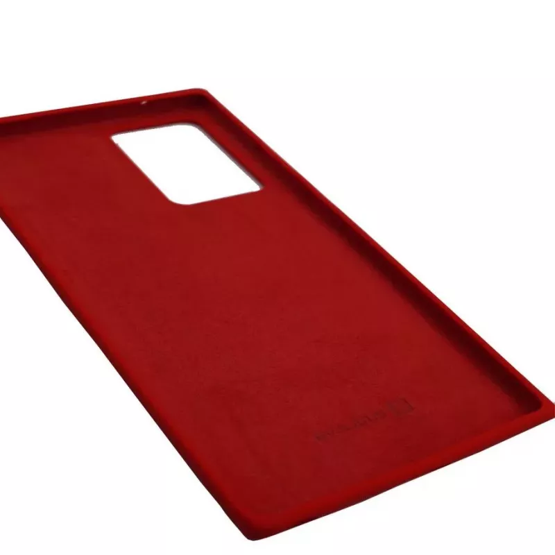Evelatus Premium Soft Touch Silicone Case für Samsung Galaxy Note 20 Ultra - Rot
