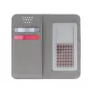 iLike Universal Magnet Case für 5,5-5,7 Zoll Smartphones, Flip Wallet mit Kartenfächern und Standfuß, Gold