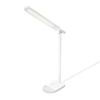 Evelatus Schreibtischlampe mit kabellosem Ladegerät EWC07 Weiß