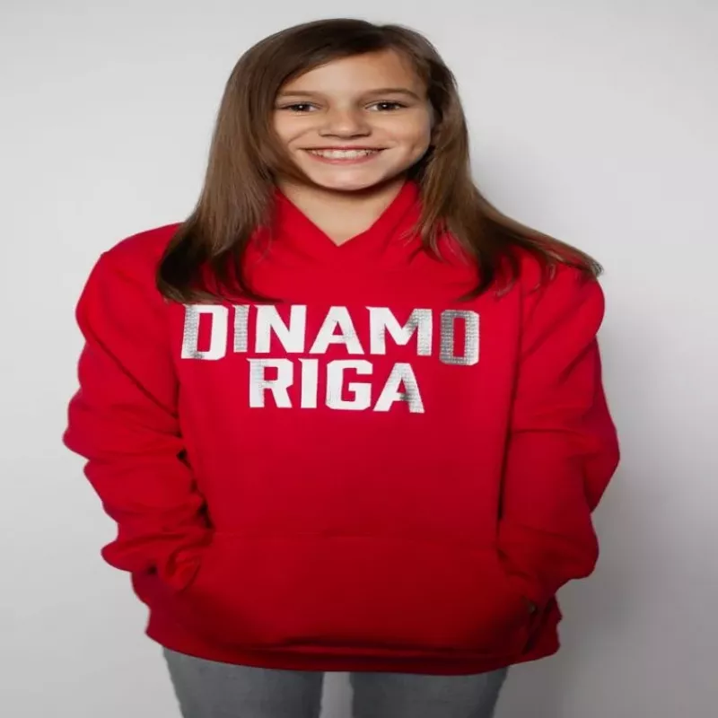 Dinamo Kinder Kapuzenpullover 4 J. Rot