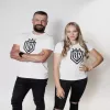 Dinamo Herren-T-Shirt «DINAMO» mit schwarzem Druck XXL Weiß