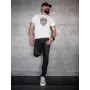 Dinamo Herren-T-Shirt «DINAMO» mit schwarzem Druck XXL Weiß