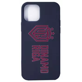 Evelatus iPhone 12 Pro Soft Touch Silikonhülle DR Logo N3 Rot Schwarz