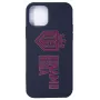 Evelatus iPhone 12 Pro Soft Touch Silikonhülle DR Logo N3 Rot Schwarz