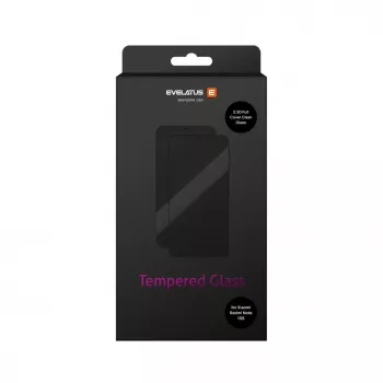 Evelatus 2.5D Full Cover Japan Glue Tempered Glass Screen Protector für Xiaomi Redmi Note 10S / Poco M5s - Antistatisch, 9H Härte, Transparent