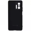 Evelatus Nano Silicone Case Soft Touch TPU für Xiaomi Redmi Note 10S / Poco M5s Schwarz