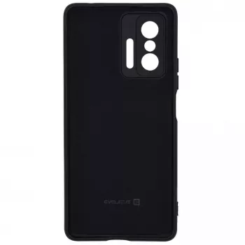 Evelatus Nano Silicone Case Soft Touch TPU für Xiaomi Redmi Note 10S / Poco M5s Schwarz