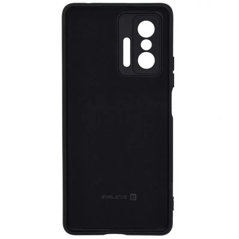Evelatus Nano Silicone Case Soft Touch TPU für Xiaomi Redmi Note 10S / Poco M5s Schwarz