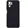 Evelatus Nano Silicone Case Soft Touch TPU für Xiaomi Redmi Note 10S / Poco M5s Schwarz