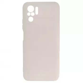 Evelatus Nano Silicone Case Soft Touch TPU für Xiaomi Redmi Note 10S / Poco M5s - Beige