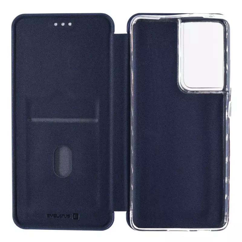 Evelatus Samsung Galaxy S21 Ultra Book Case Blau
